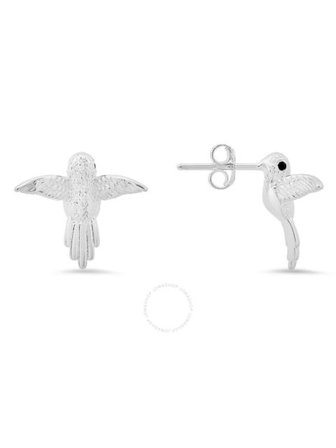 Other Designers Kylie Harper Sterling Silver CZ Hummingbird Stud Earrings