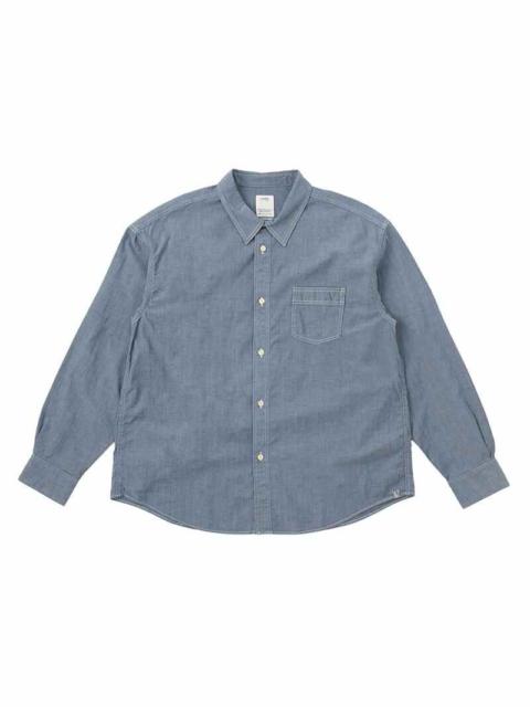 visvim 1920 SHIRT L/S DMGD INDIGO
