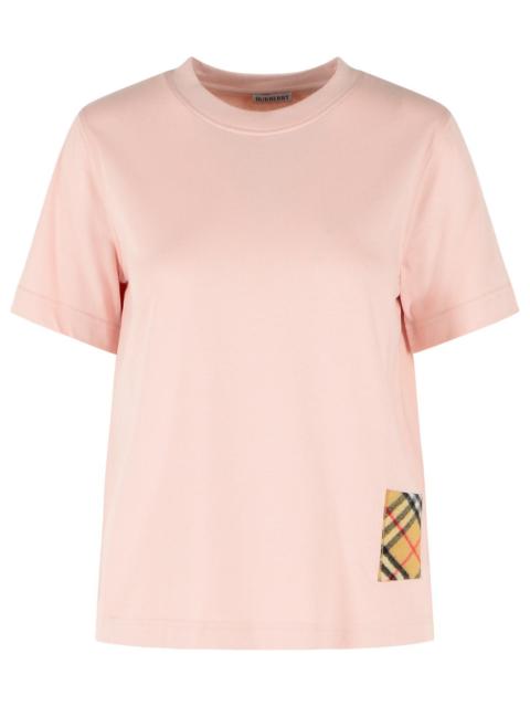 Burberry Burberry 'FRANKIE' Pink Cotton Bouquet T-shirt