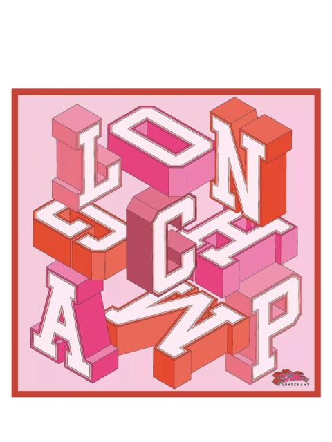 Longchamp University Silk Scarf