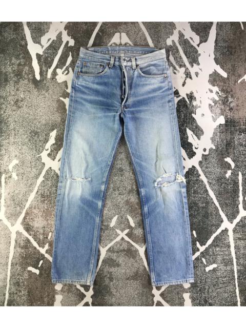 Other Designers Vintage - 90s Vintage Levis 501 Jeans Distressed Denim KJ2187