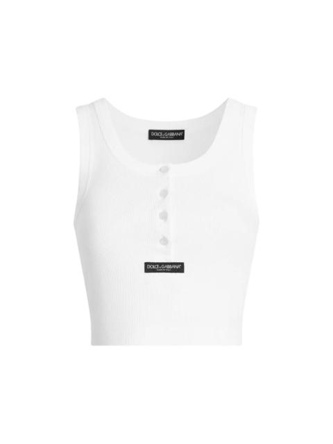Dolce & Gabbana CROP TANK TOP