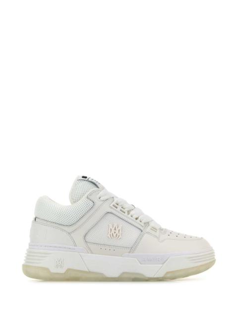 Amiri Men White Leather And Fabric Ma-1 Sneakers