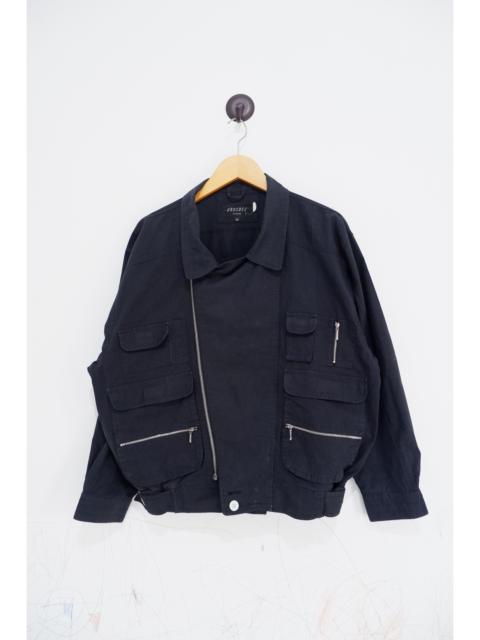 Japanese Brand - Vintage Grosbec Homme Asymetric Multipocket Bomber Jacket