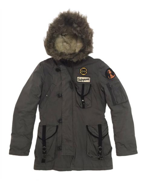 Hysteric Glamour Hysteric Glamour Underground Cargo Pockets Hooded Jacket