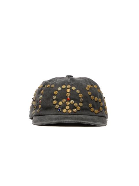 SATOSHI NAKAMOTO Satoshi Nakamoto Studded Wrap Around Hat Black