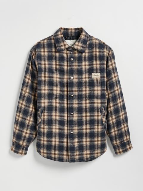 Dunst Unisex Quilted Check Flannel Shirt
