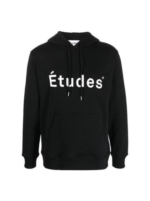 Étude Etudes Klein Logo Print Cotton Hoodie