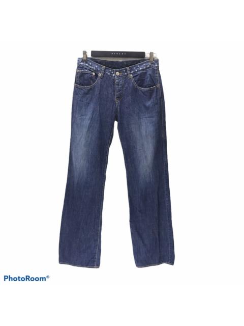 Other Designers Cabane De Zucca Distressed Denim Casual Pants