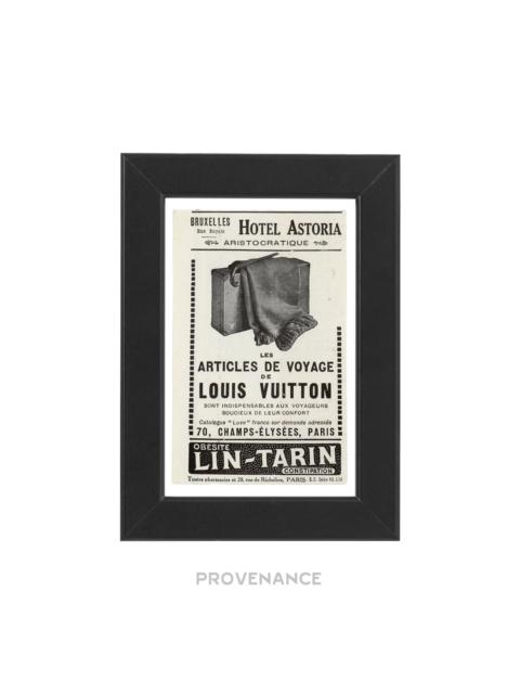 Louis Vuitton Antique Vintage Newsprint Ad - TRAVEL GOODS