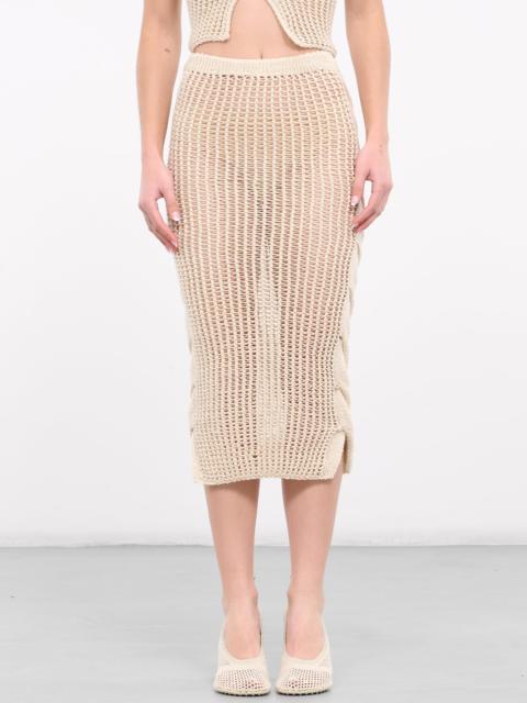 SITUATIONIST Open Knit Midi Skirt