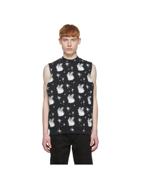 We11done Black Cotton Vest