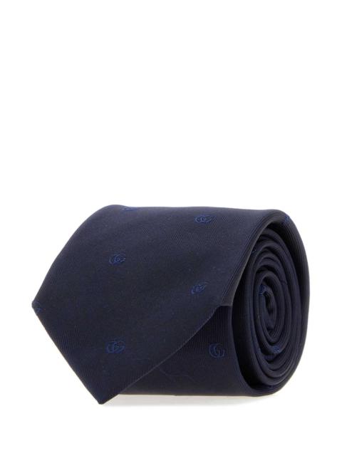 GUCCI Gucci Men Midnight Blue Jacquard Tie