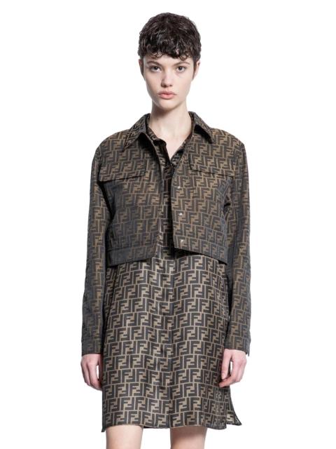 FENDI Cropped-Ff-Canvas-Blouson