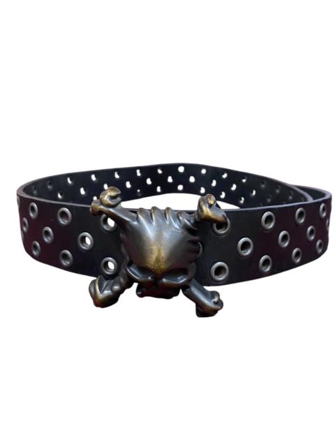 OAKLEY VINTAGE COPPER STRING BUCKLE LEATHER BELT