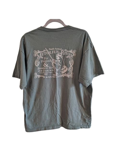 Other Designers Gear for Sports Green Metolius River Bamboo Rod Fair Tshirt XL