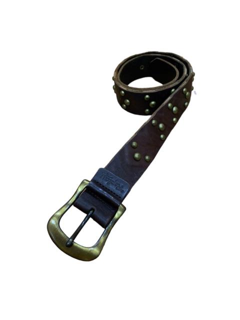 Other Designers REPLAY FULL METAL STUDDED LEATHER BELT