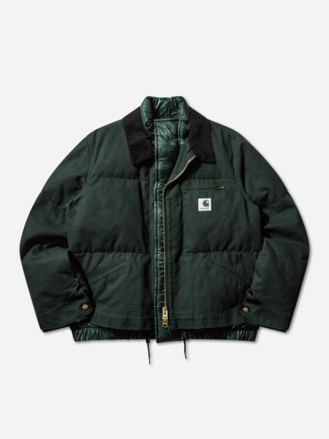 sacai Men's Carhartt WIP Duck Puffer Jacket Green