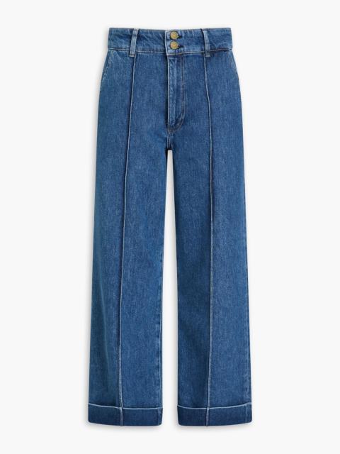 FRAME 70s high-rise straight-leg jeans