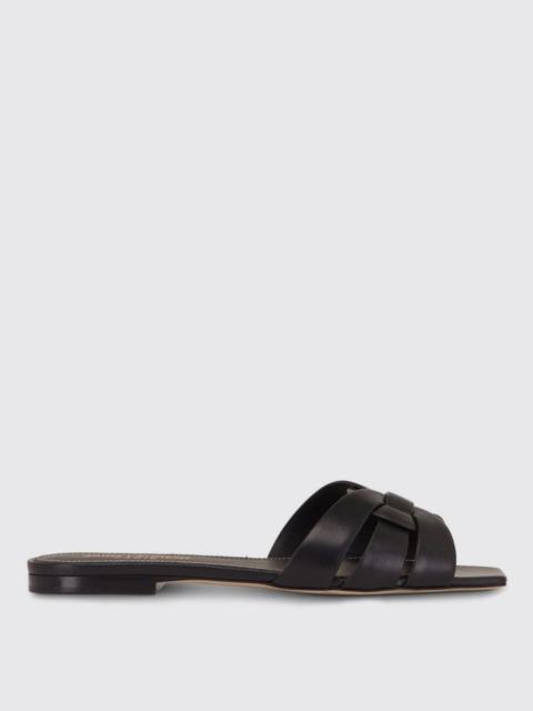 SAINT LAURENT Flat sandals woman Saint Laurent