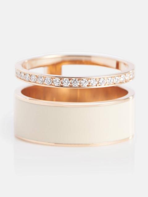 REPOSSI Berbere Module 18kt rose gold ring with diamonds