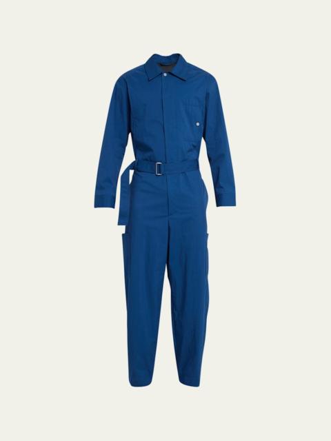 3.1 Phillip Lim Men's Relaxed Belted Jumpsuit