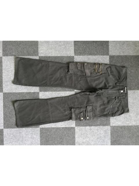 Other Designers Japanese Brand - CP124 Root Three Zipper Punk Flare Cargo Pant