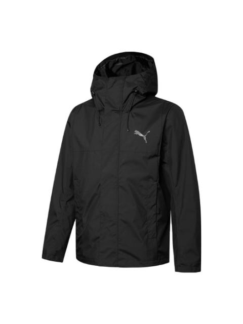 PUMA Outdoor logo Sports Hooded Jacket Black 848287-01