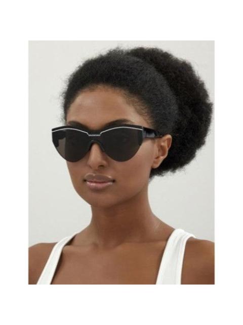 BALENCIAGA NEW BALENCIAGA BB0004S 001 SUNGLASSES BLACK WOMEN EYEWEAR