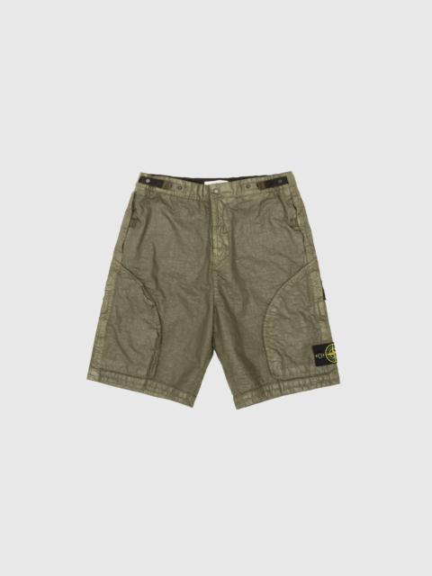 Stone Island ORGANIC LOOK NYLON PANAMA-TC SHORTS