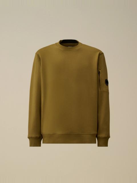 C.P. Company Diagonal Raised Fleece Crewneck Lens Sweatshirt