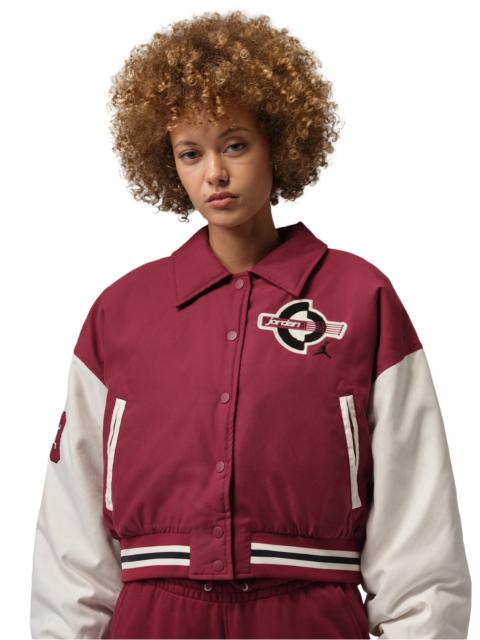 Jordan Jordan Womens Jordan Brooklyn Varsity Filled Jacket