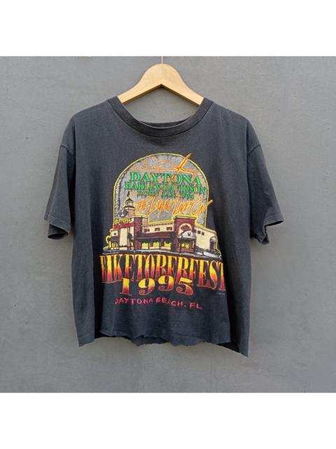 Vintage - 1995 Harley Davidson Daytona crop Tees t shirt