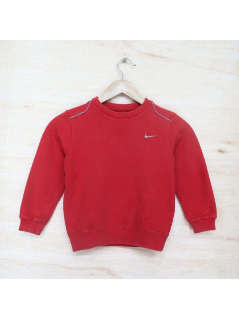 Nike Vintage 90s NIKE Big Logo Embroidered Sweater Sweatshirt Pullover Jumper For Kids