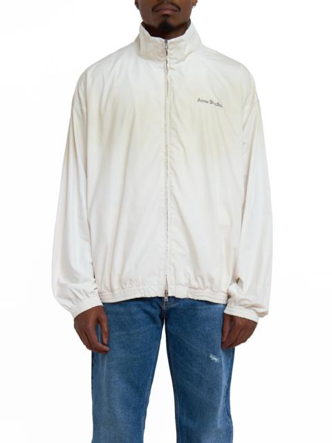 Acne Studios Acne Studios Logo Zipper Jacket Dusty White