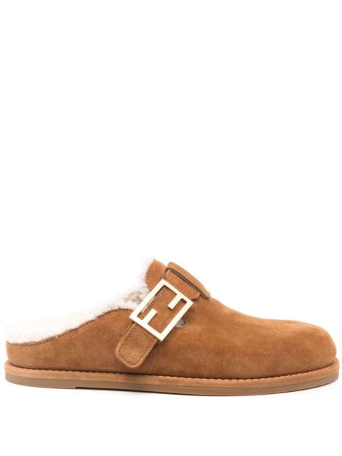 FENDI Fendi Feel Suede Slippers