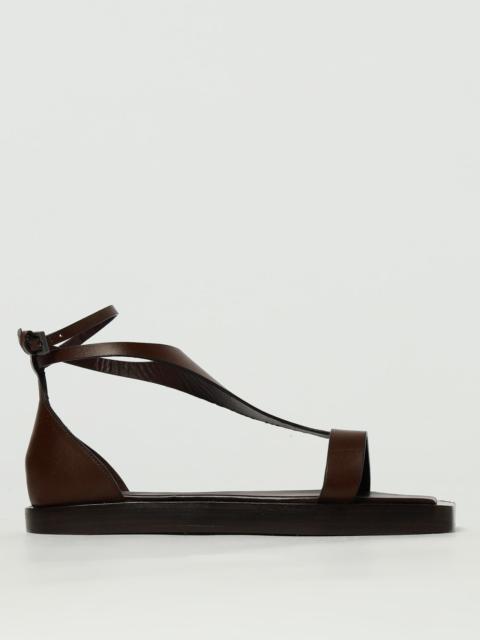 【MAX MARA】VELAFLAT Flat leather sandals 4521015306004-b-velaflat.jpg