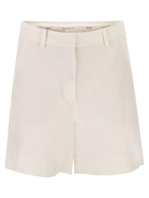 'S Max Mara S Max Mara Women Smmparty - Linen Straw Shorts