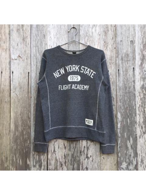 Other Designers Vintage - Vintage Avirex New York State Flight Academy Sweatshirt