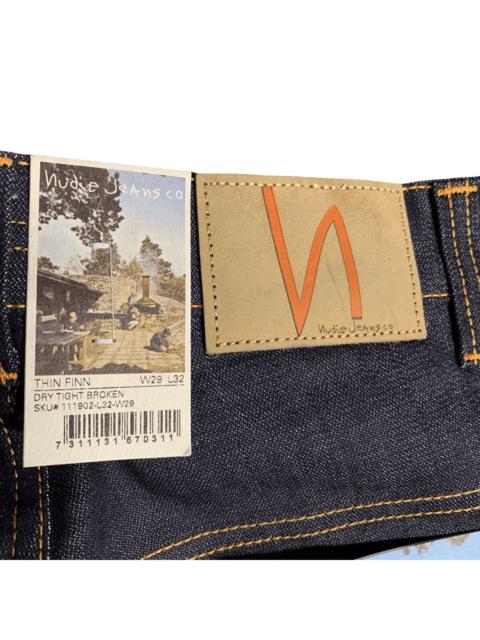 Nudie Jeans Nudie Jeans Thin Finn Dry Tight Broken Raw Denim W29 L32