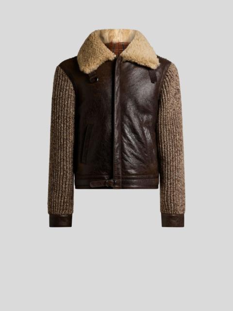 Etro SHEARLING AND KNIT JACKET