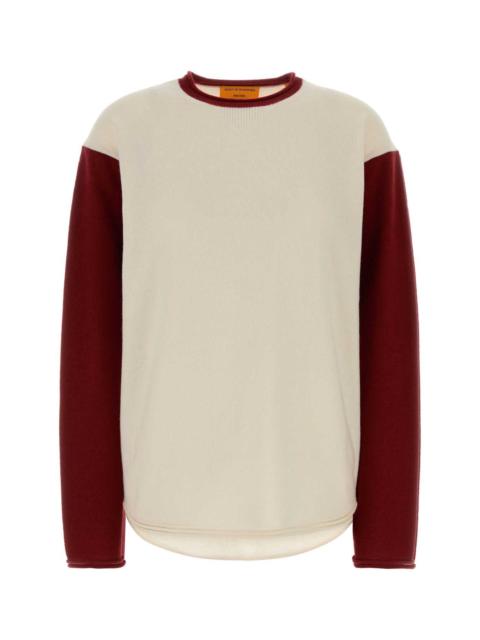 GUEST IN RESIDENCE Guest In Residence Women Ivory Cashmere Oversize Baseball Sweater