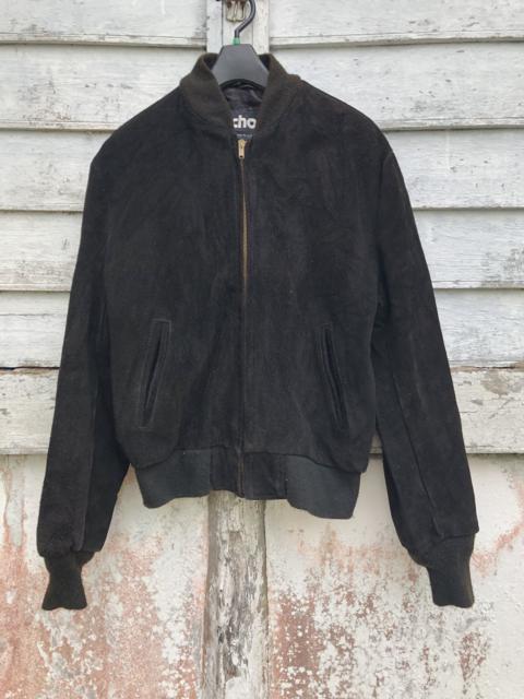 Vintage Schott Black Suede Leather Jacket