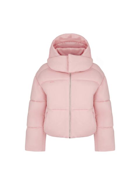 PANGAIA Women’s Flower-Warmth Recycled Nylon Cropped Puffer - Magnolia Pink
