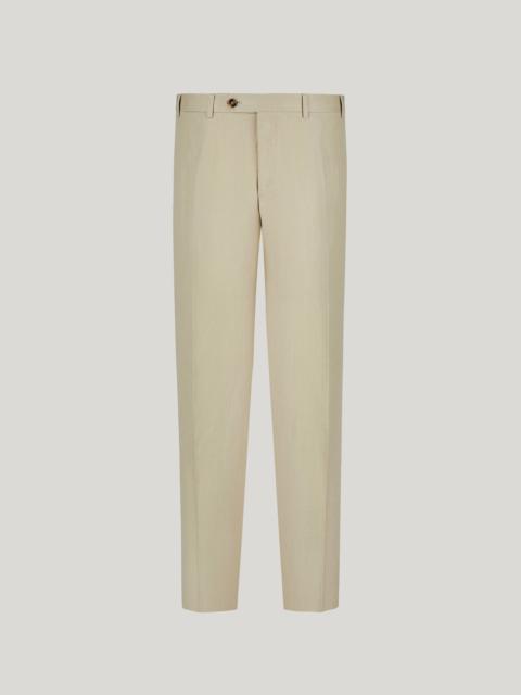 Canali NATURAL PANTS IN SILK AND LINEN