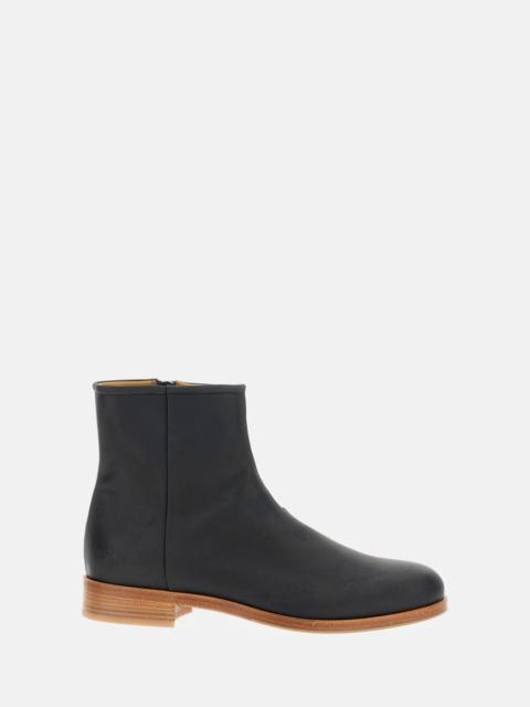 Common Projects Common Projects Men Zipper Boot In Waxed Suede