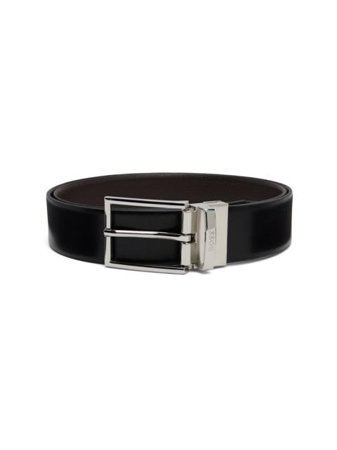 BOSS Black Leather Reversible Belt