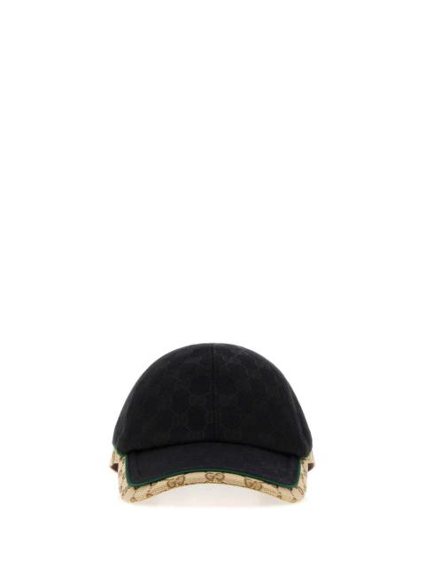 GUCCI Gucci Men Two-Tone Gg Fabric Baseball Cap