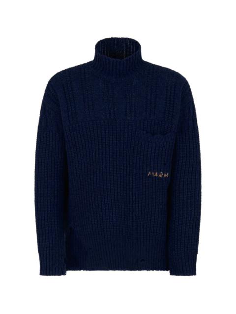 Marni RIBBED TURTLENECK SWEATER