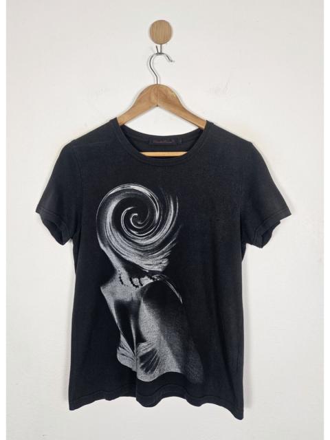 UNDERCOVER Undercover swirl potrait tee shirt